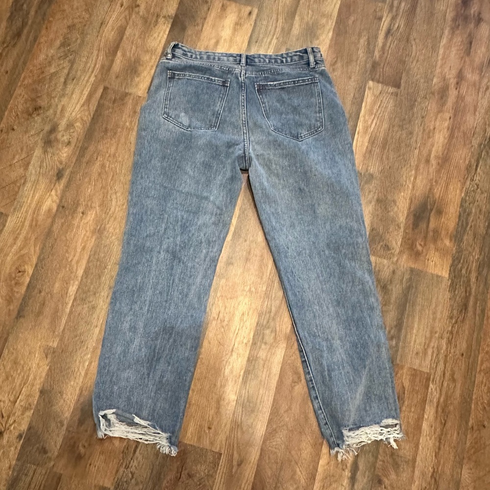 Wishlist Straight Leg Distressed Jeans sz Large - Picture 4 of 8